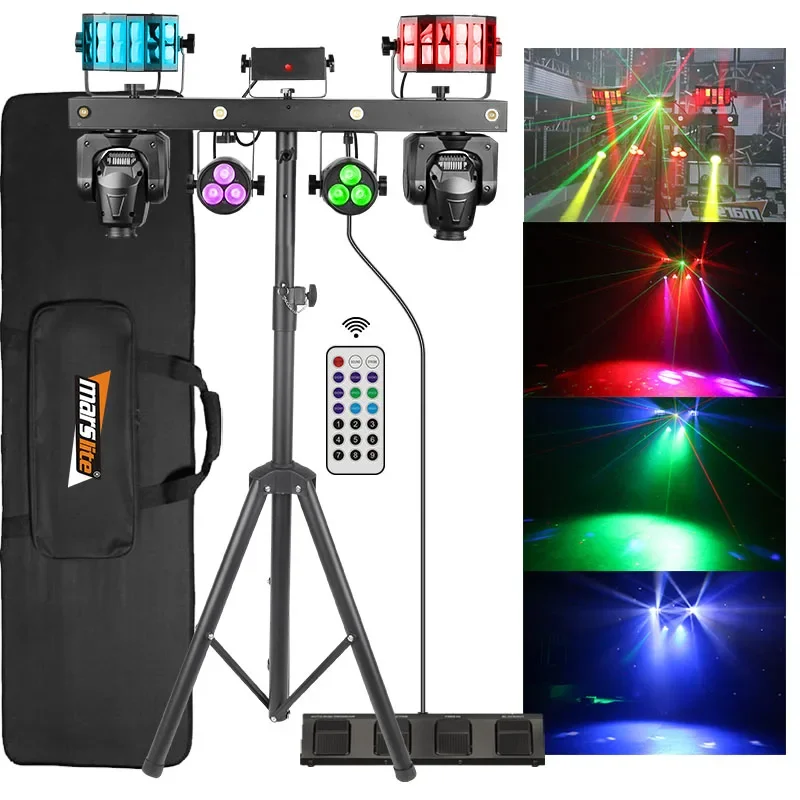 YYHC-Portable Dj Gig Party Bar Lighting Move  Dj Equipment Light System  Move Party Disco Dj Stage Light With Stand