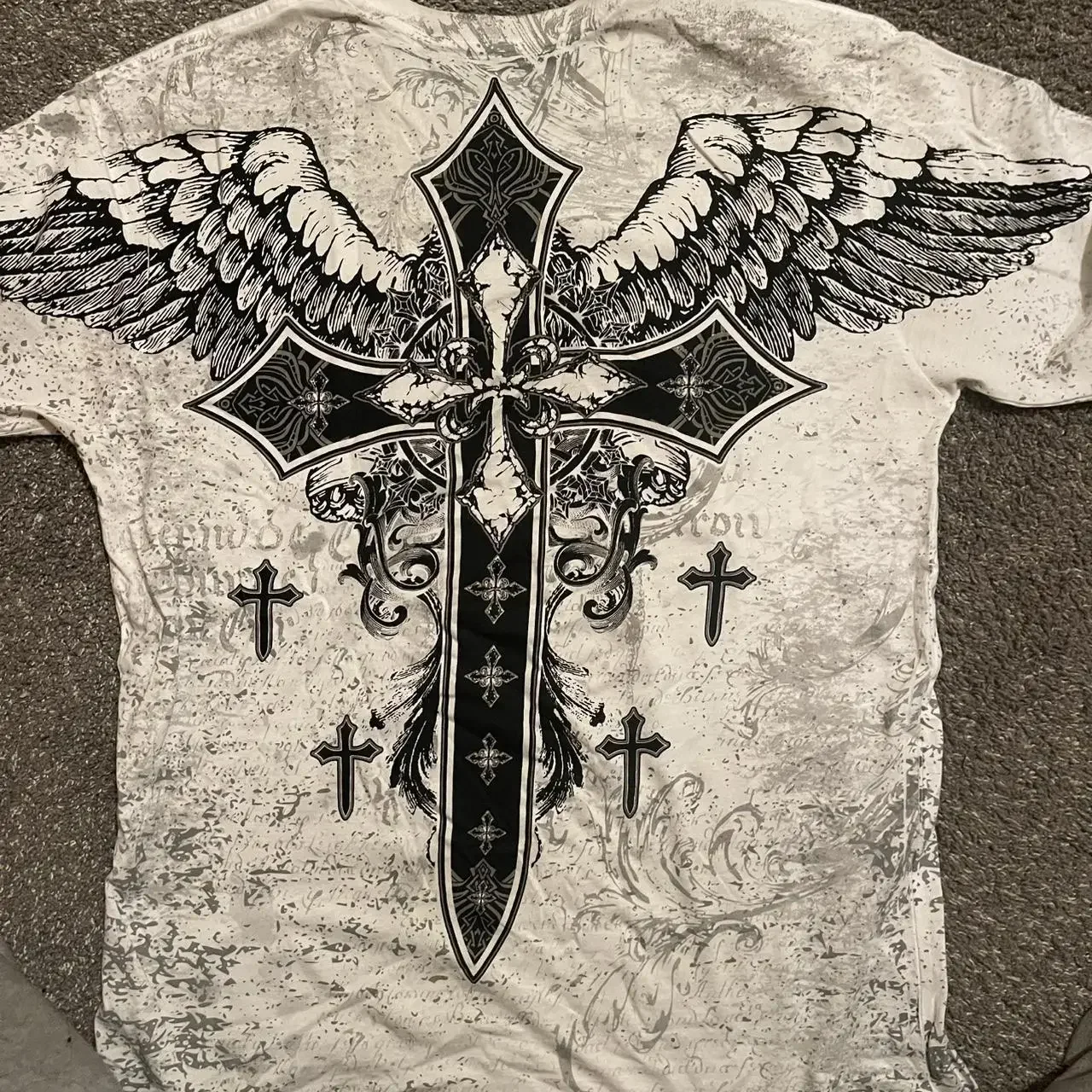 2026 Sommer Neuer Gotischer Stil Urban Fashion 3D-Gedrucktes Herren-T-Shirt. Der Stoff ist weich und atmungsaktiv, geeignet für den täglichen Gebrauch. – Detail 12