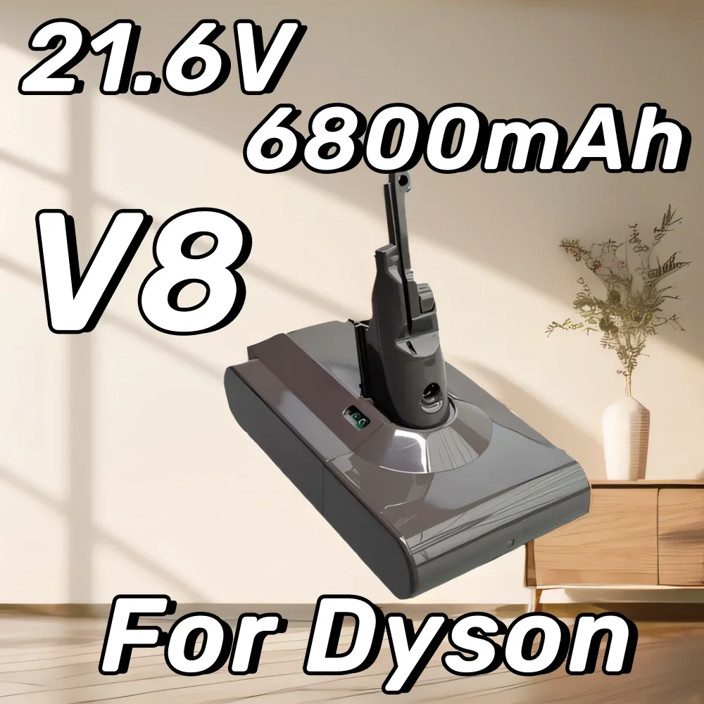 

Lithium battry Vacuum Cleaner 21.6V Battery Rechargeable Power Tool Battery For Dyson V8 4800mAh/6800mAh/9800mAh