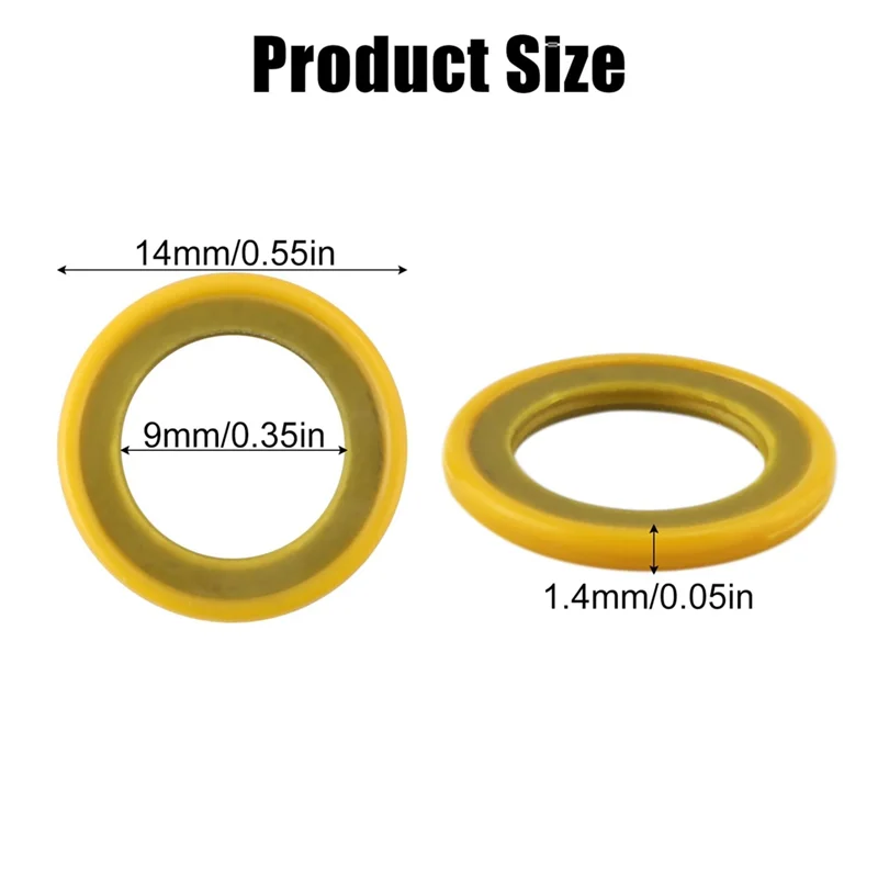 AA63 HOT 6Pcs 26-830749 기어 케이스 드레인 플러그 씰 와셔 가스켓, 하부 유닛 그리스 가스켓 Mercruiser 용 와셔 드레인 플러그 씰