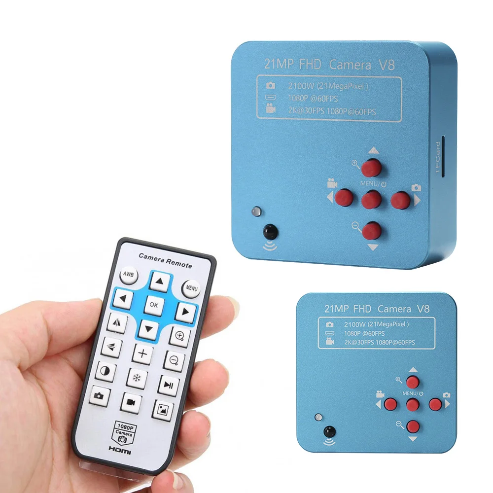 

Real True 2K Ultra HD 1/2.3 CMOS Industrial Camera Digital Video Microscope for Jewelry Soldering PCB Repair