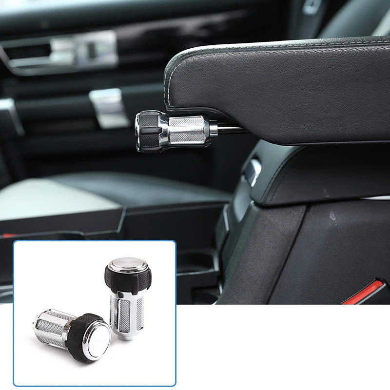 

For Land Rover Freelander 2 Aluminum Seat Armrest Box Adjustment Knobs Car Accessories For Range Rover Sport For Discovery 4