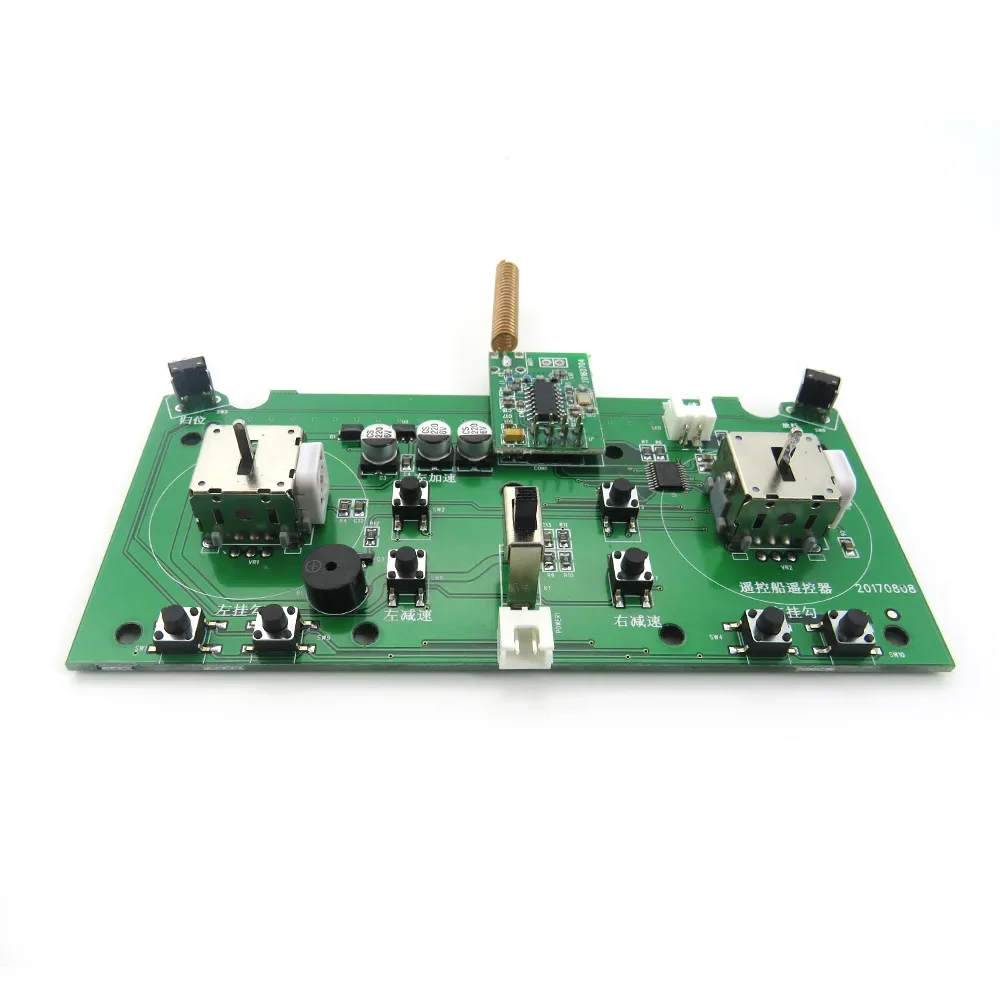 Remote Control Circuit Board For Flytec 2011-5 Intelligent Bait Throwing Nest Boat Original Accessories