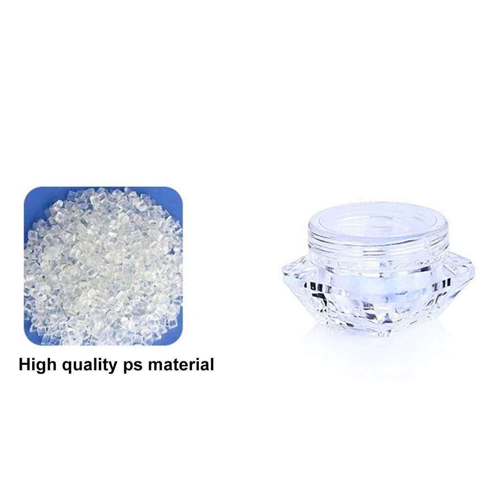 

5Pcs 5G Shape Empty Bottle Travel Container for Facial Cream Shampoo Lotion Random Color