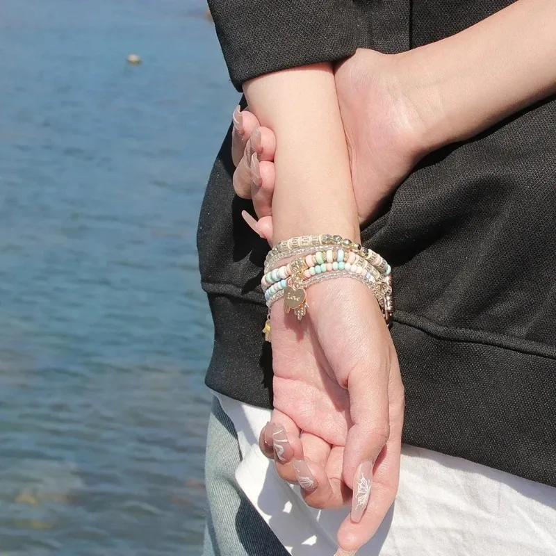 البوهيمي سوار الراتنج حزام لساعة أبل 49 مللي متر 45 مللي متر 46 مللي متر 42 مللي متر 44 مللي متر مطاطا ل iWatch الفرقة سلسلة 10 9 8 7 6 5 4 SE Ultra2