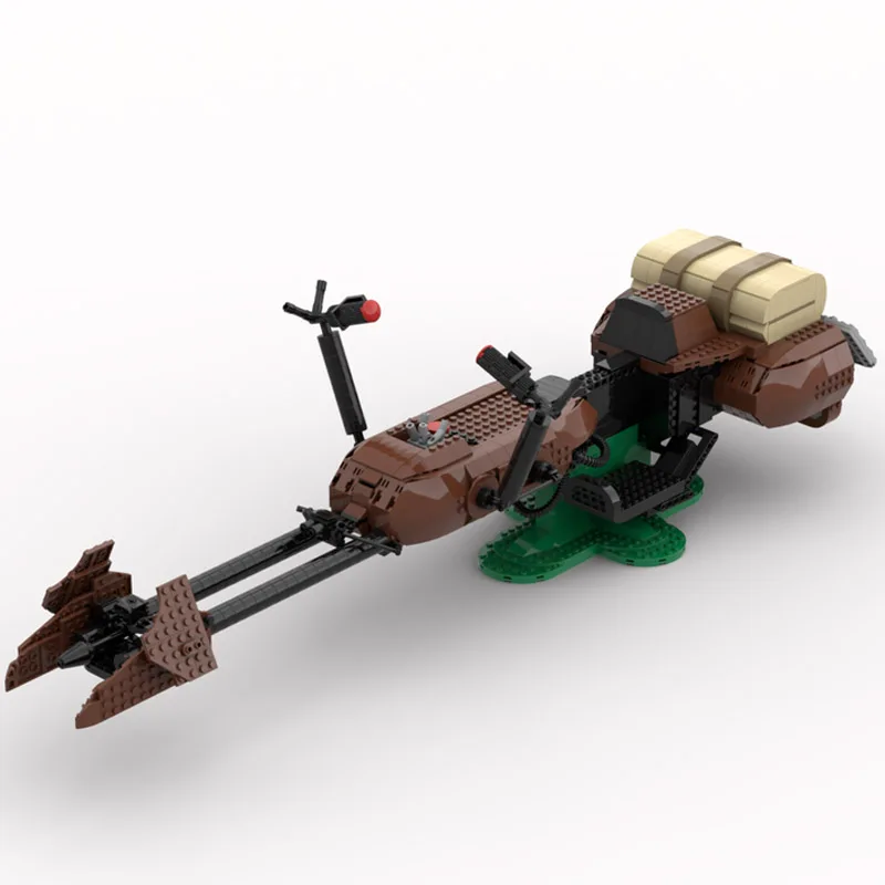 Novo 1283 pçs estrela batalha série filme moc speederbike modelo diy idéias criativas brinquedo da criança presente de natal blocos de construção tijolos