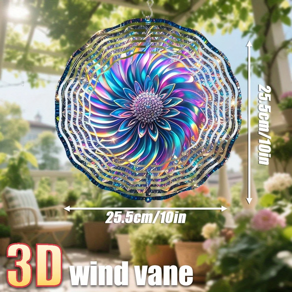 CIFBUY Colorful Petal Metal Wall Art Waterproof Durable Decorative Hanging Ornament for Living Room Bedroom Home Decor