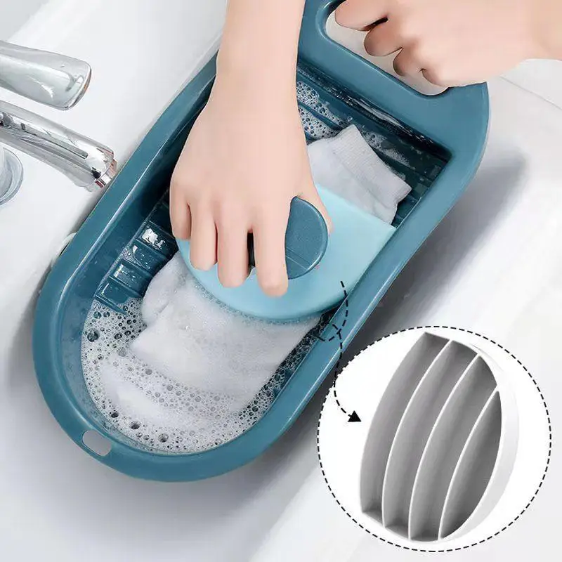 Multicolor Antislip Washboard 1Pcs Creative Lightweight Plastic Laundry Tool for Home Socks Underwear Washing