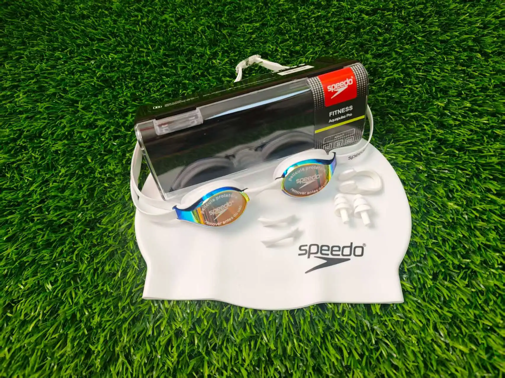 مجموعة نظارات السباحة: إطار صغير، رؤية واضحة، تقنية مضادة للضباب للسباق والتدريب الاحترافي للرجال والنساء #5