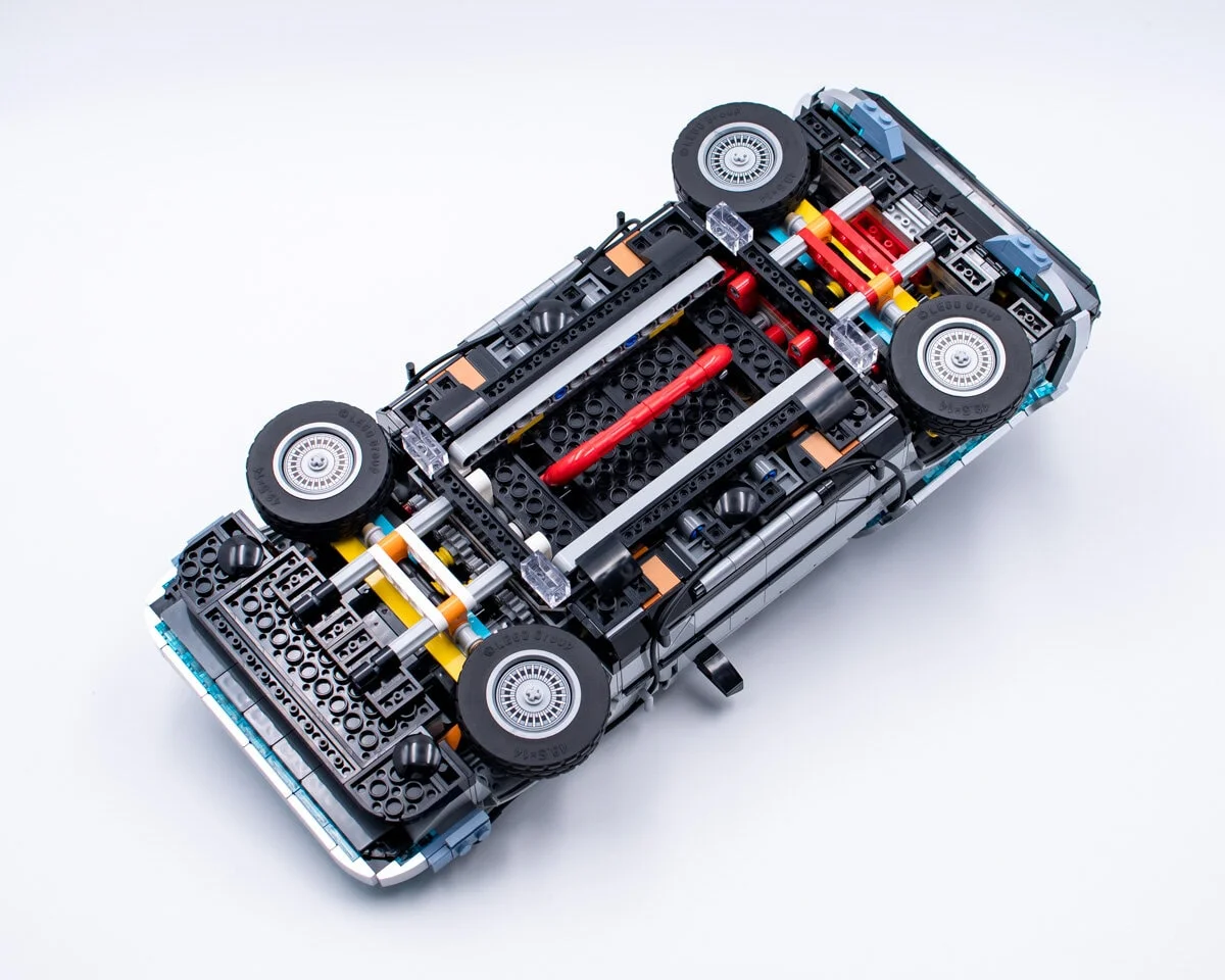 التكنولوجيا العودة إلى المستقبل 1872 قطعة مع شخصيتين 10300 المقتنيات DeLorean DMC-12 3 في 1 اللبنات نموذج سيارات الطوب