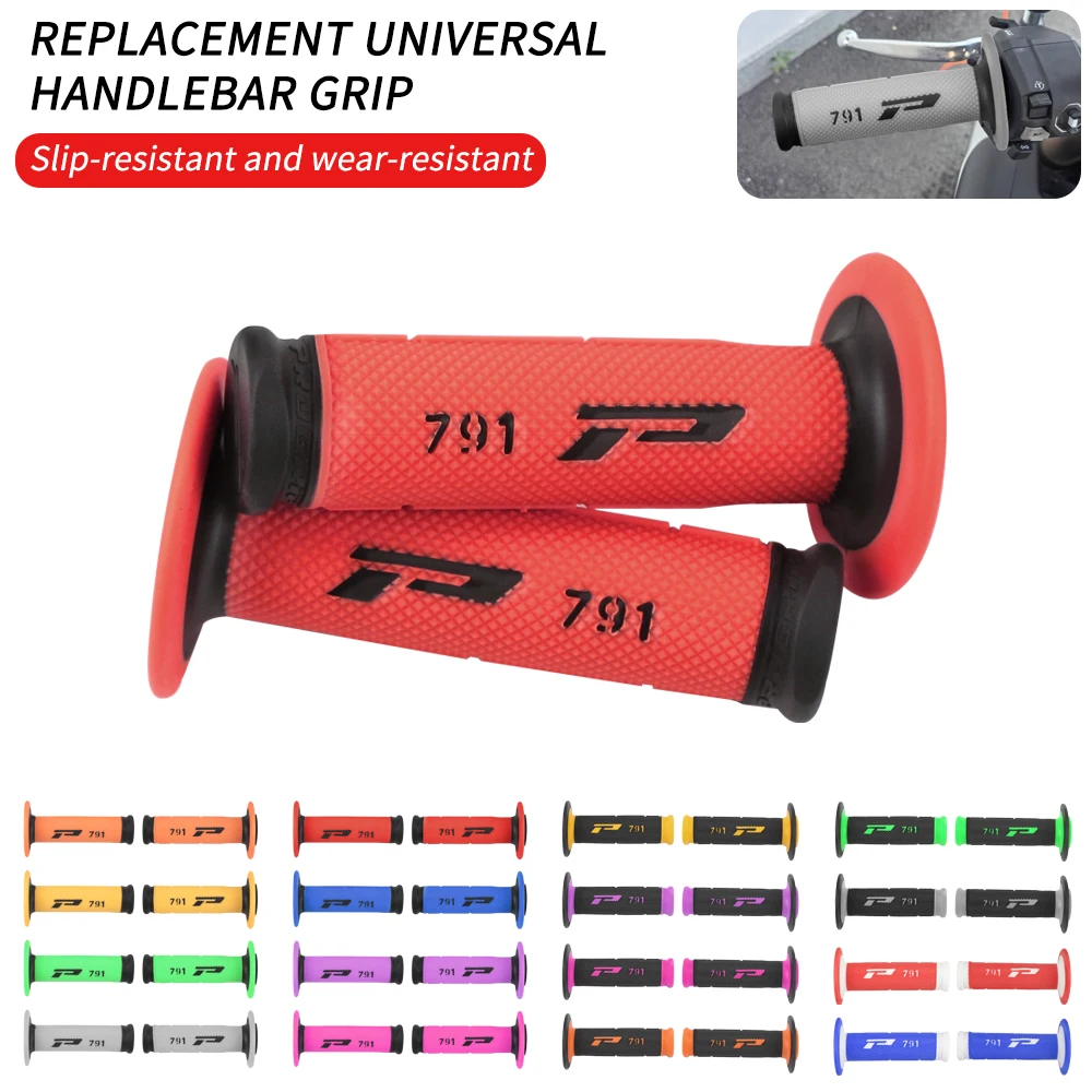 7/8 "22 24mm poignées de moto guidon pour KTM YAMAHA universel Pit Bike Motocross moto poignées en caoutchouc