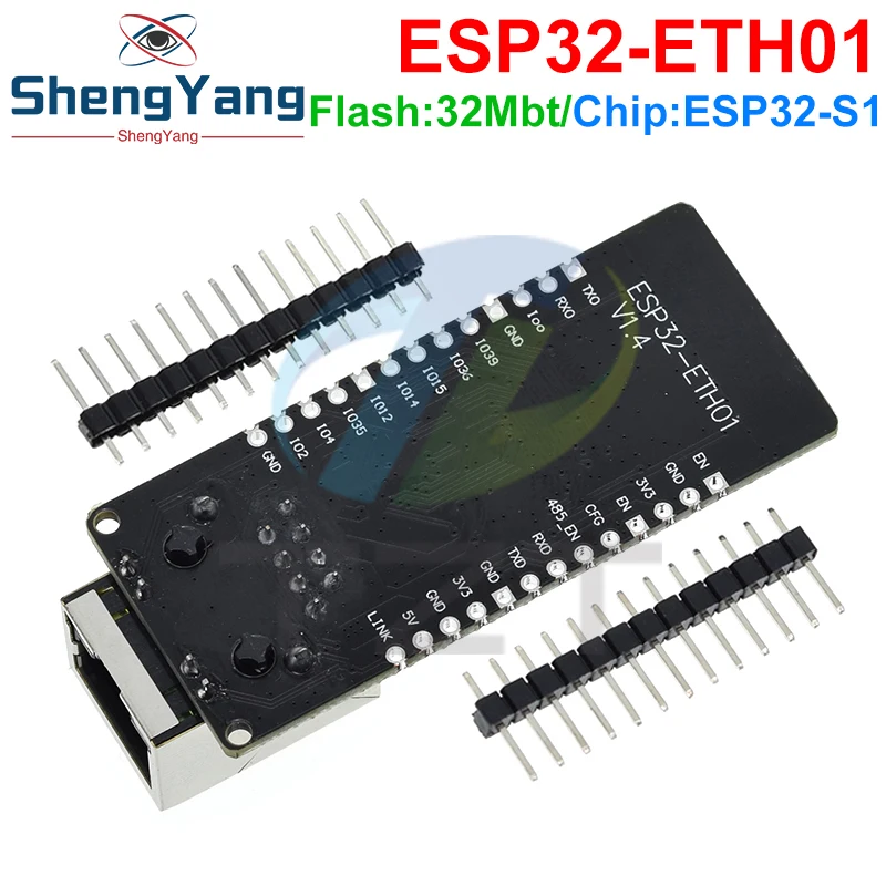 Imagem -05 - Placa de Módulo sem Fio com Porta Serial Embutida Rede Ethernet Compatível com Bluetooth Wi-fi Combo Gateway Mcu Esp32 Wt32-eth01