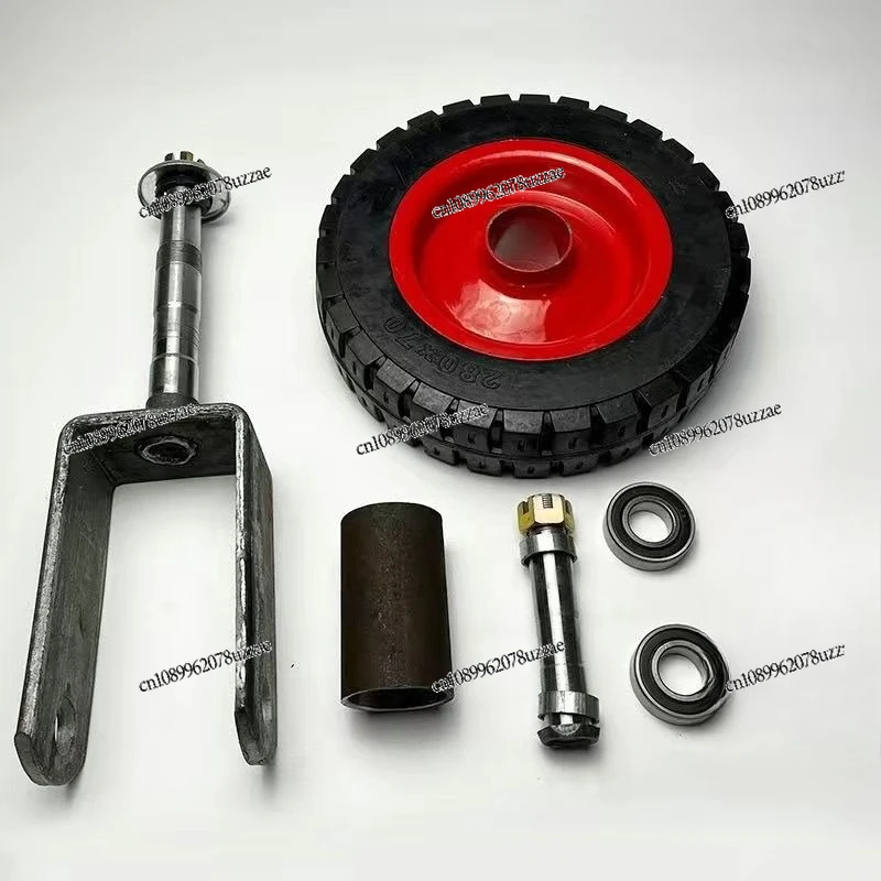Construction Site Station Trolley Front Wheel Steering Assembly Modified Gray Electric Tricycle Casing Bearing Accessories