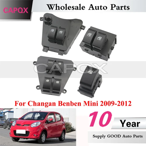 CAPQX para Changan Benben Mini 2009 2010 2011 2012 interruptor de elevación de ventana de coche elevador de vidrio de ventana eléctrica botón regulador de Control