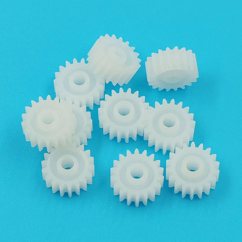 182.5A 0.5M Plastic Gears OD10mm Small Parts Toy Accessories Science and Technology DIY Model Fittings Pinion 18T