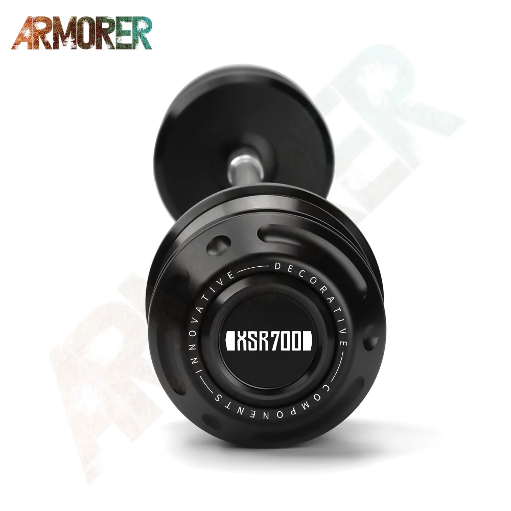 

Motorcycle Accessories CNC Rear Axle Fork Crash Sliders Wheel Protection For xsr700 XSR700 XTribute TENERE 700