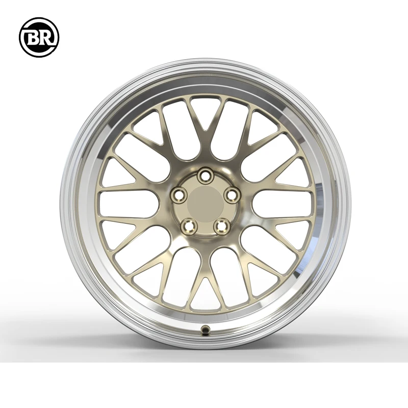 

Custom Fine Polishing Edge 18-26 Inch Racing Car Wheels Deep Dish Forged 5*130 Rims With Polished Lip