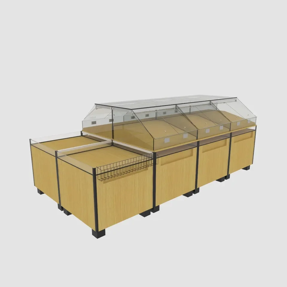 

Горячие продажи, новый сверхмощный супермаркет, крупномасштабная акция или размещение товаров, розничный дисплей, стальные и деревянные полки для супермаркета