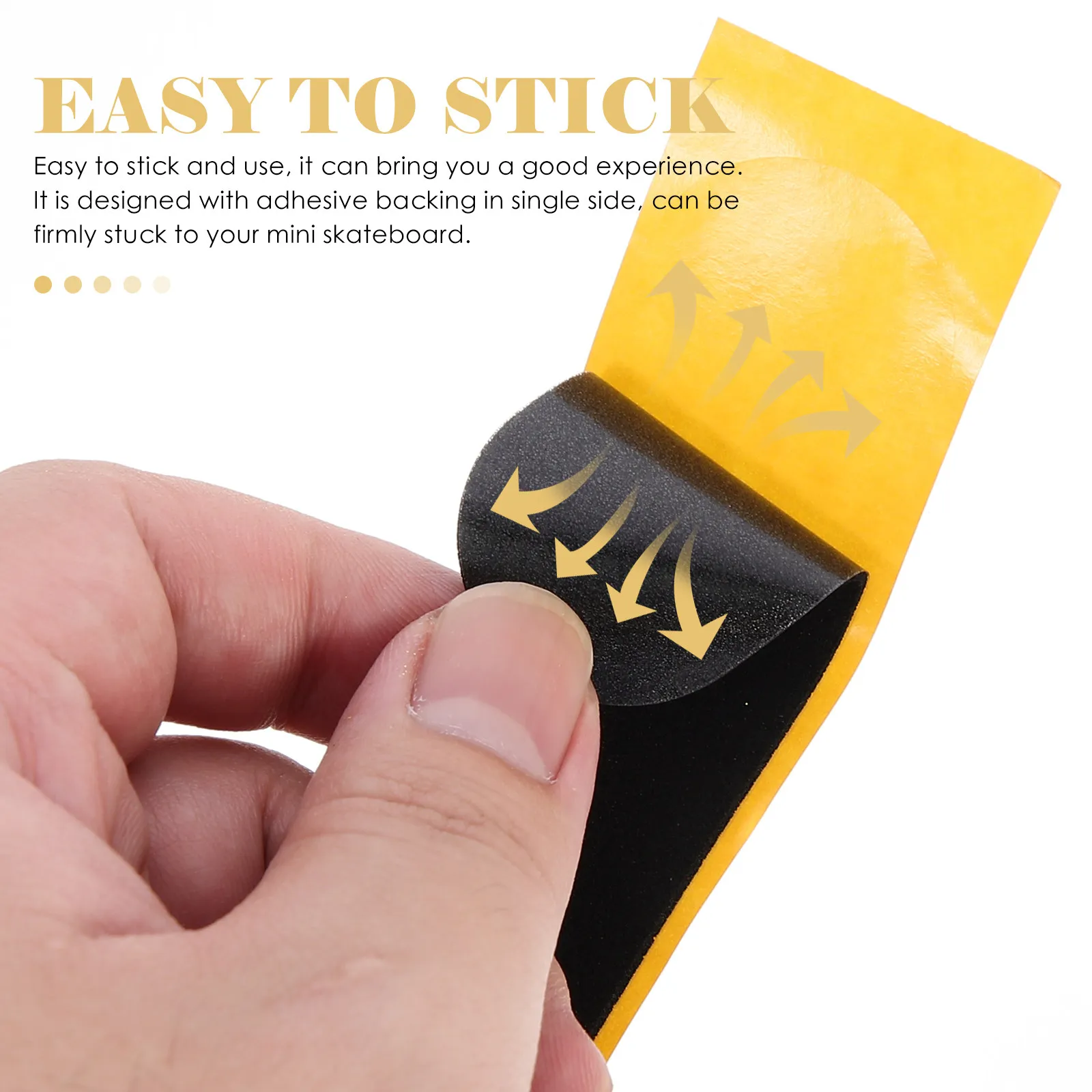 

6 Pcs Small Skateboard Decal Non-slip Stickers Finger Accessories Tape Foams Grip for Fingerboards