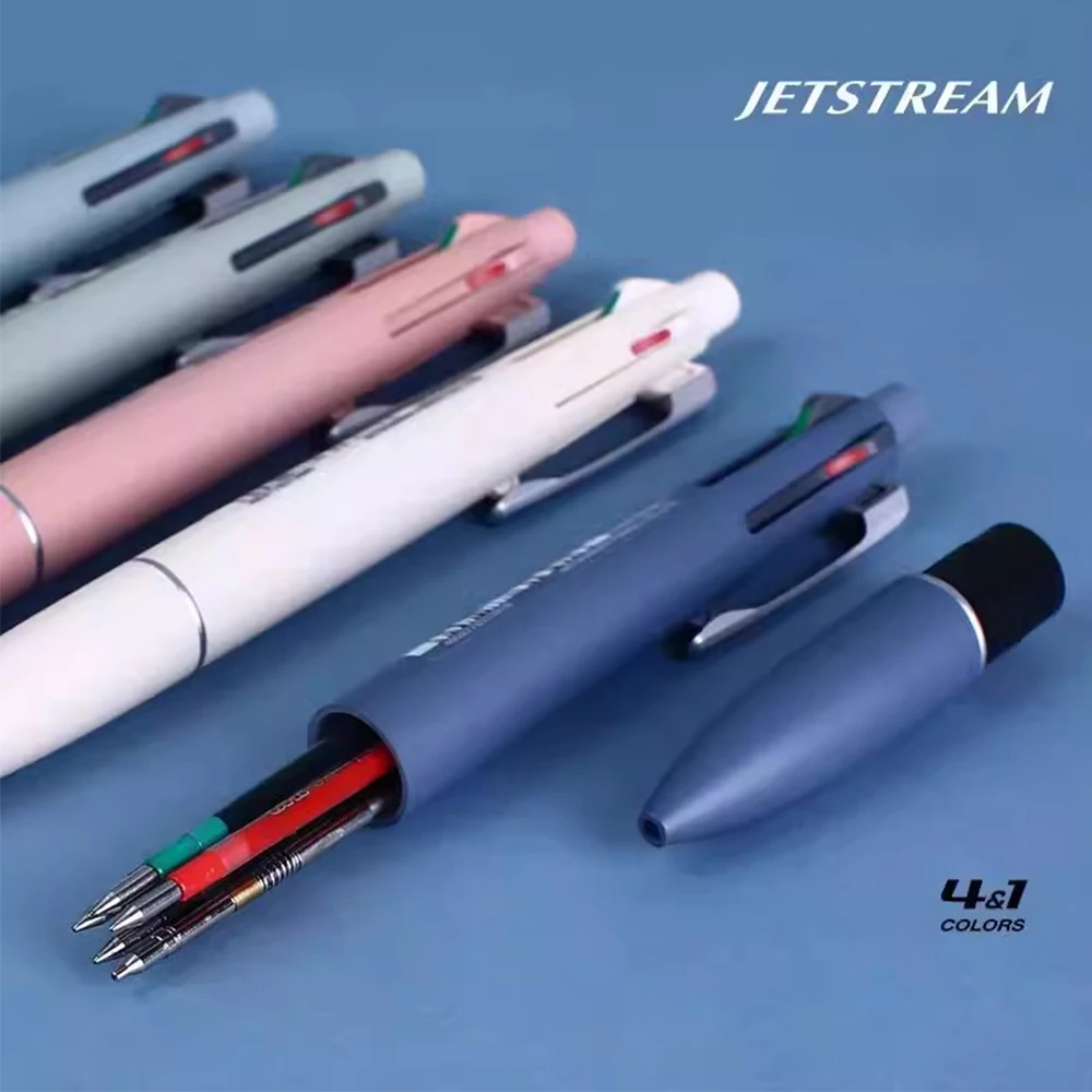 Imagem -02 - Uni Jetstream Multifuncional Ink Gel Pen Lápis Mecânico Papelaria Bonito Novo e Msxe5-ls05 Japão