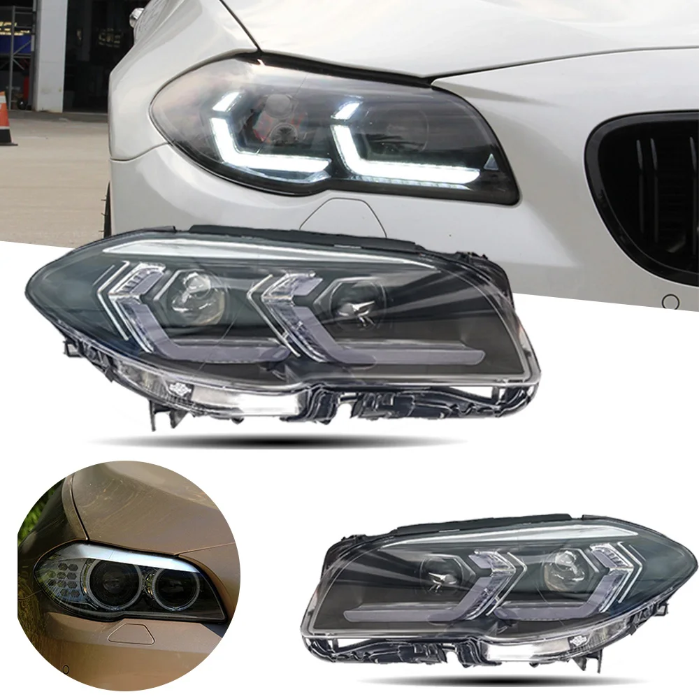 Headlight For BMW F10 F18 LED Headlights 2011-2017 520i 525i Head Lamp Car Styling DRL Signal Projector Lens Auto Accessories