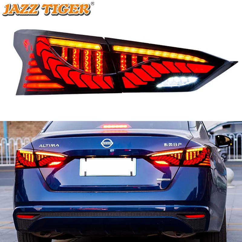 

Tail Light For Nissan Altima Tenna 2019 2020 2021 Rear Led Dynamic Turn Signal Car Fog Lamp Brake Taillamp Reverse Reflector