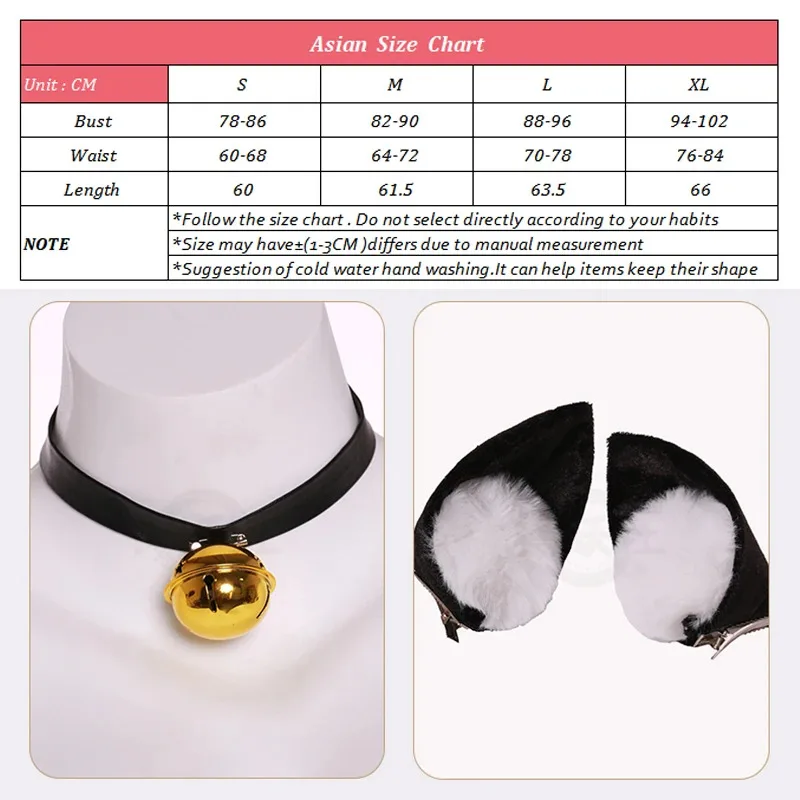 ROLECOS Tokisaki Kurumi الأرنب زي تنكري لفتاة أنيمي تاريخ لايف Tokisaki Kurumi القط الأذن مثير تأثيري المرأة الأرنب البدلة