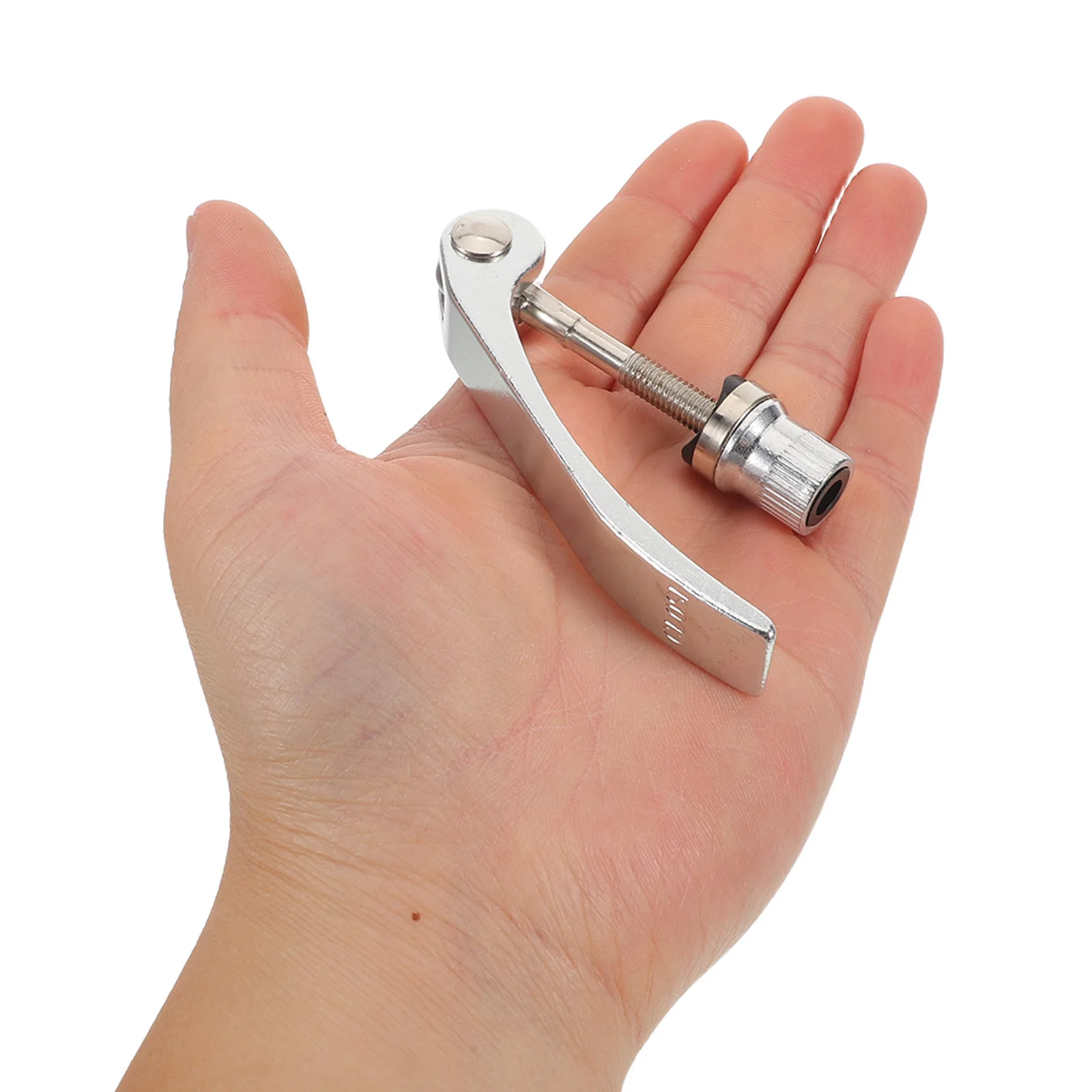 

2Pcs Bicycle Seatpost Clamp Quick Release Bolt Aluminum Alloy Wheel Hub Skewers Silver for Bike Saddle Secure Locking