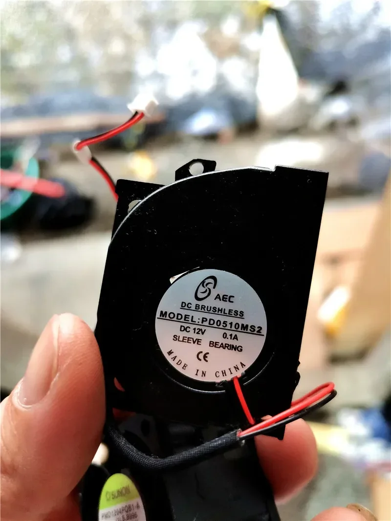 

НОВЫЙ ВЕНТИЛЯТОР ДЛЯ PD0510MS2 40x50x10мм 12В 0.1А 5000 об/мин, совместимый с GB1205PFVX-8AY BFB0412HA, бесшумный боковой вентилятор для 3D-принтера