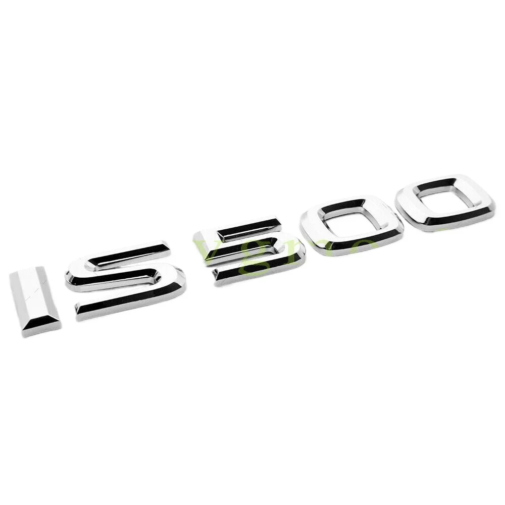 

Для багажника Lexus OEM Chrome IS 500, значок с буквенным логотипом, эмблема автомобиля, замена F-Sport