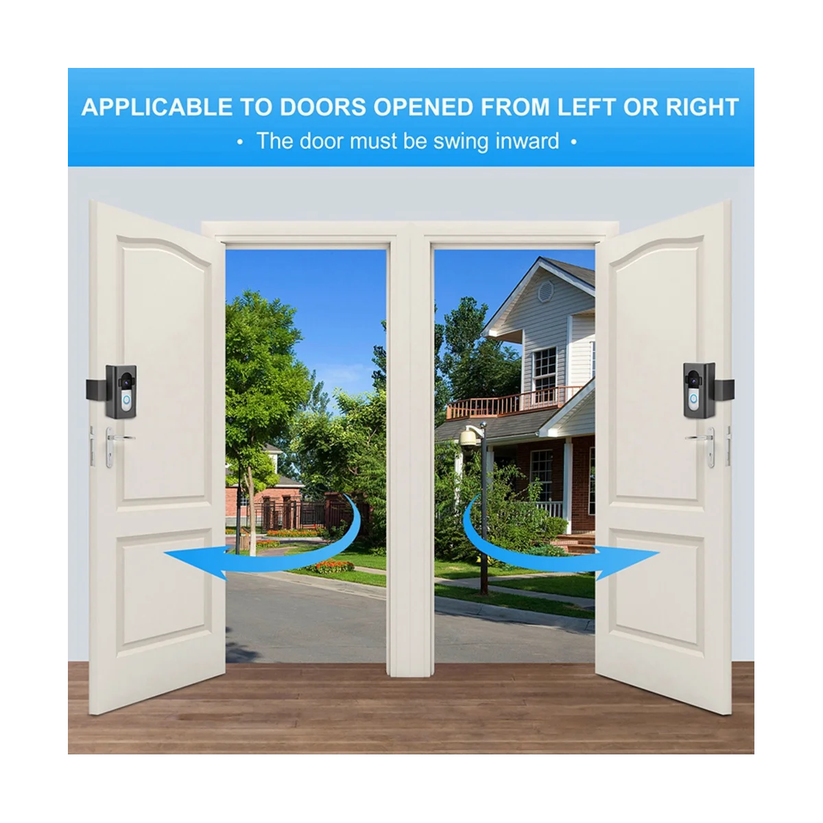 วงเล็บยึดกริ่งประตูกันขโมย, ตัวยึดป้องกันการโจรกรรม