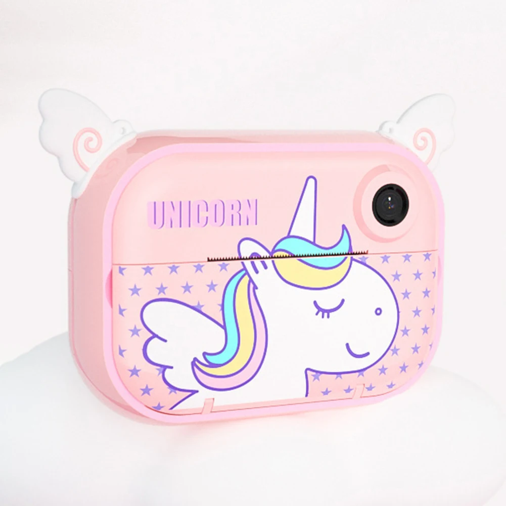 Instant Camera for Kids Digital Camera Toys Black & White Thermal Photo Printer Video Recorder Thermal Printer Toy Children Gift