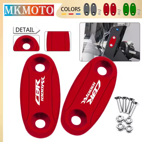 New Mirror Hole Cover For CBR600RR 04-16 CBR1000RR 04-07 CBR 600RR 1000RR Motorcycle CNC Windscreen Mirror Driven Cap cbr600rr