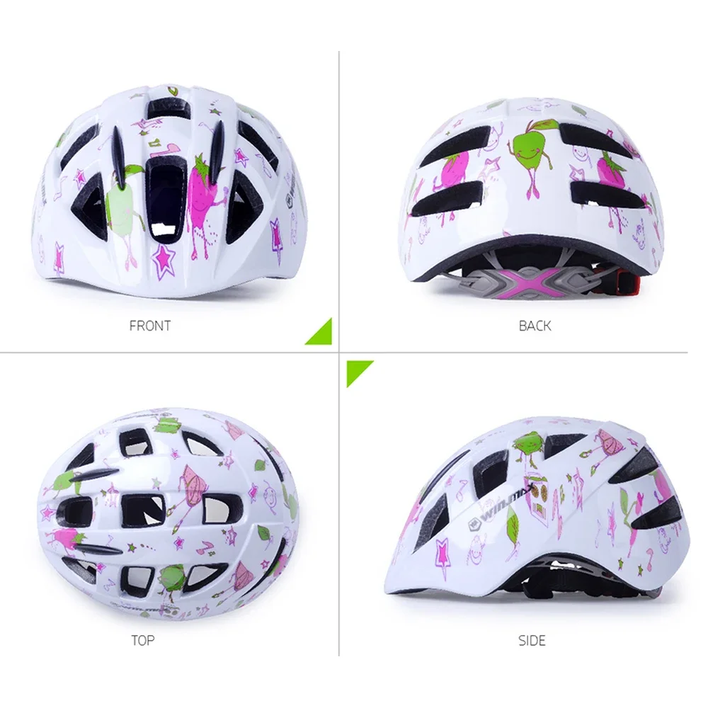 WIN.MAX Outdoor Kids Cycling Helmet Integrally-molded Helmet Capacete Bicycle Climbing Bike Head Protector Children's Safety