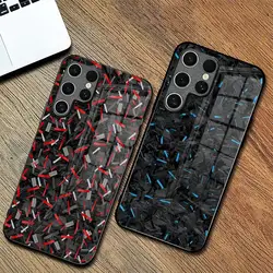 Carbon & Forged Carbon Fiber MAISTO Phone Case Glass Phone Case For Samsung Galaxy A15 A25 A35 A55 A14 A54 A13 A33 A16