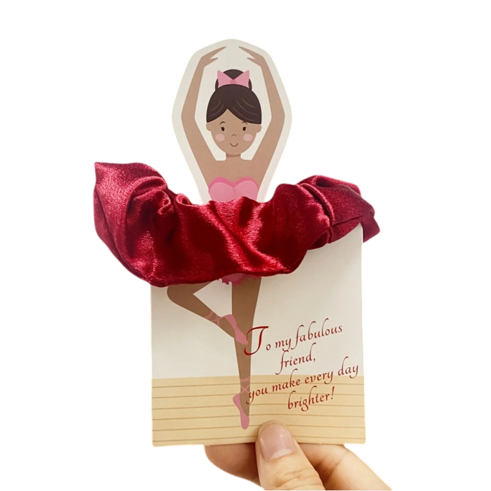 Ballerina Girl Party Favors Includes 1 Headband, 1 Ballet Greeting Card, Dance Recital Favors, Ballerina Girl Birthday Favors