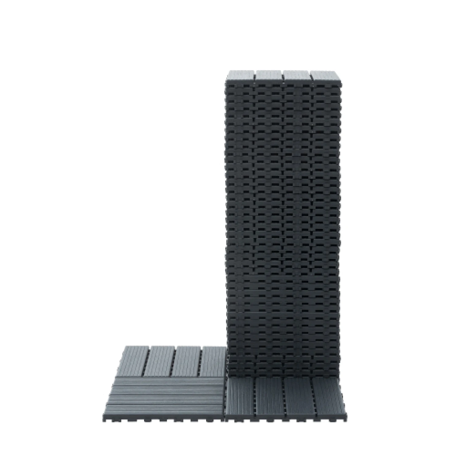 

Plastic Interlocking Deck Tiles,44 Pack Patio Deck Tiles,11.8"x11.8" Square Waterproof Outdoor All Weather Use, Patio Decking Ti