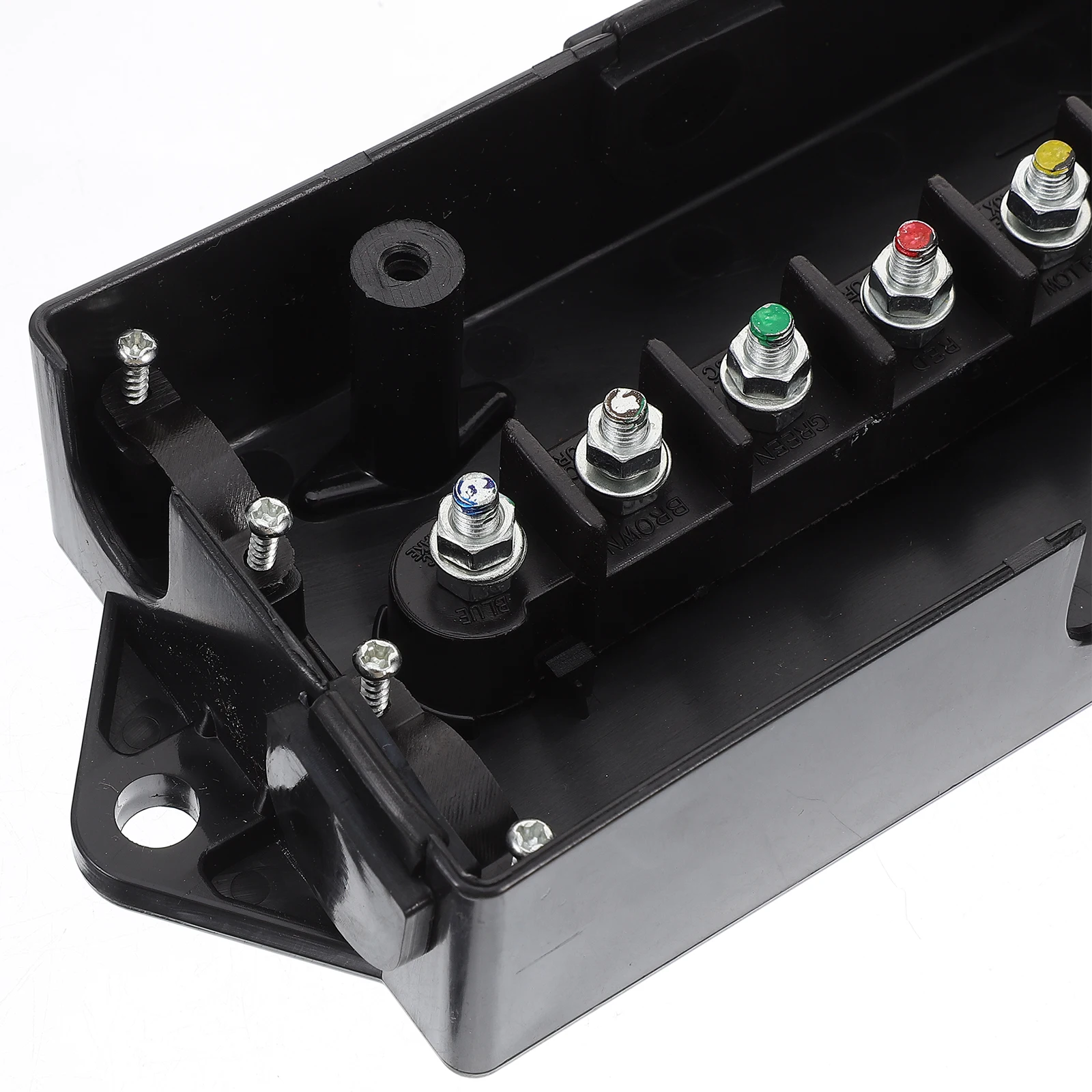 

7-Way Trailer Power Cord Junction Box Weatherproof Plastic Electrical Enclosure For Outdoor Wiring Connection Box Compatible