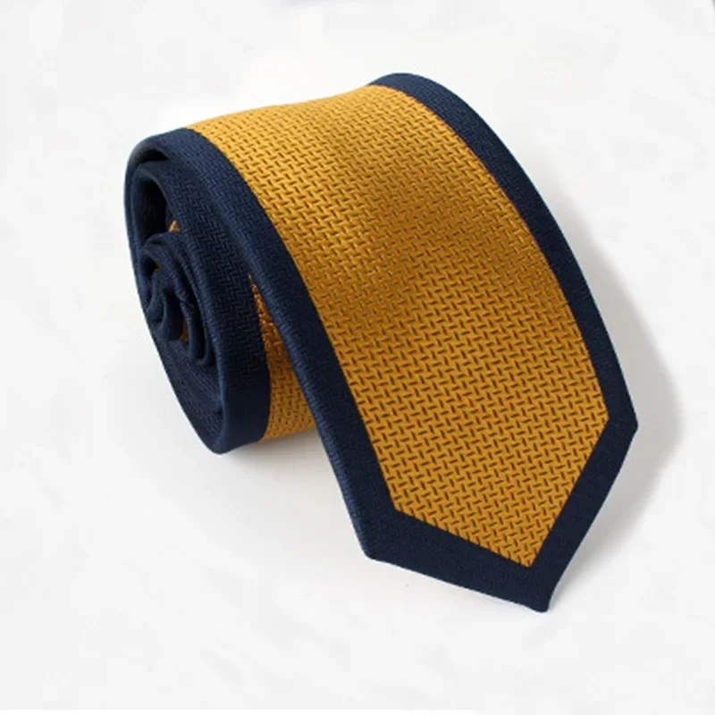 Corbatas ajustadas de seda para hombre, corbata estrecha de 6cm, moda informal, estilo británico, corbatas delgadas para boda, regalos para hombres,