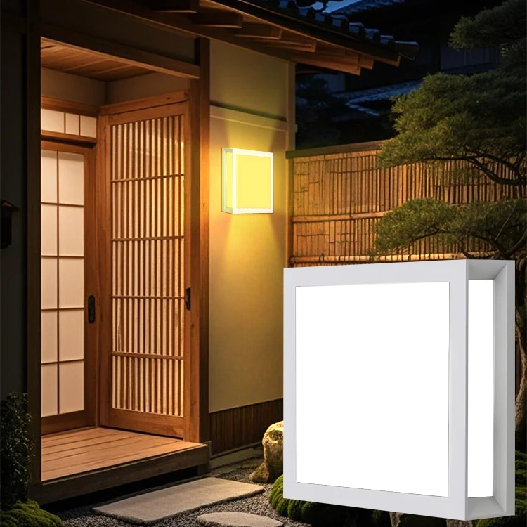 

20W RGB Color LED Outdoor RGB Wall Light IP44 Waterproof Garage Patio Porch Driveway Adjustable Wall Light