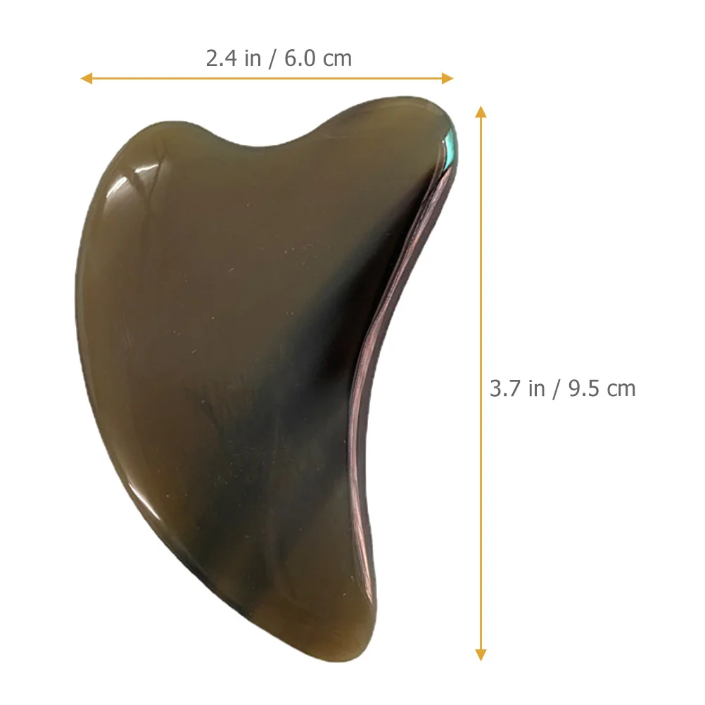 

Guasha Board Face Neck Body Massager Ox Horn Scraping Tool Portable Massage Plate For Home Travel Universal Body Scraping Board