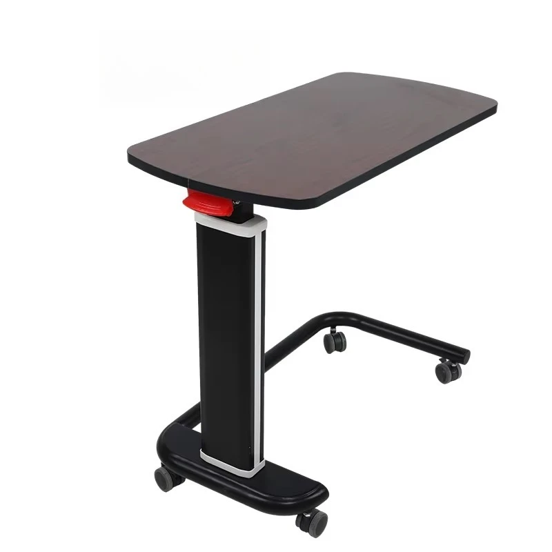 عالية الجودة سرير المستشفى طاولة السرير المحمولة قابل للتعديل المحمول الدائمة مكتب المتداول عربة الكمبيوتر المنقولة فوق السرير الجدول #3