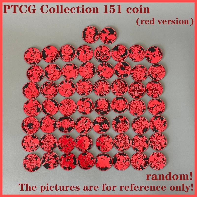 

Новая тема Pkm 151, набор красных монет Fire Type, официальные памятные монеты на тему PTCG, редкие коллекционные аниме, изысканный подарок