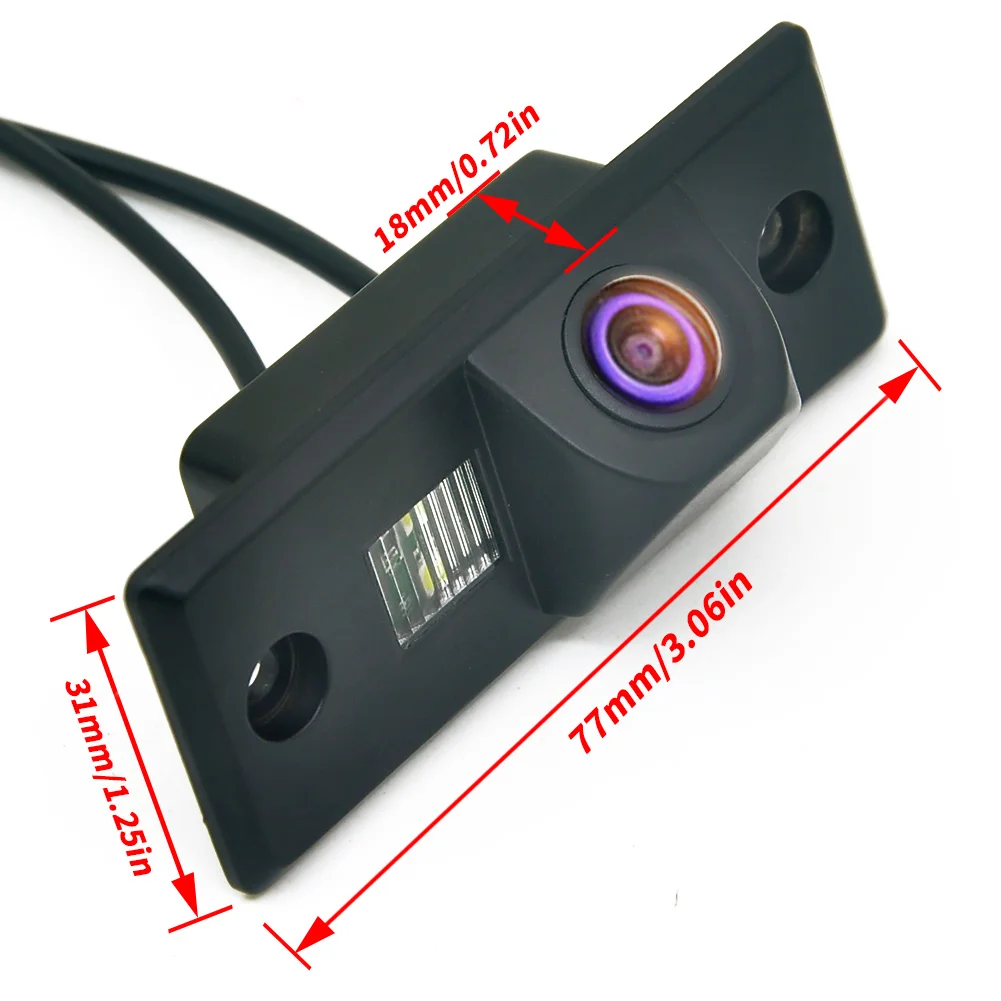 170 ° HD 1080P AHD рыбий глаз камера заднего вида для автомобиля VW Volkswagen Santana Polo(3C) Tiguan Touareg Passat B4 B5 Skoda Fabia