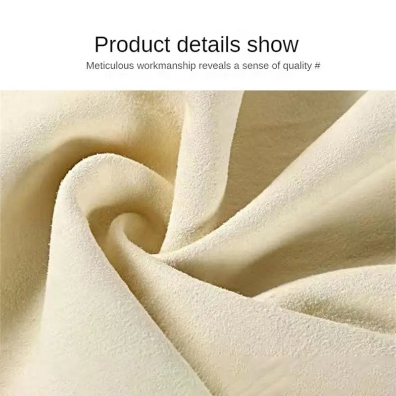 2/1PCS Multi Size Auto Motorcycle Natural Drying Chamois Approx Free Shape Genuine Leather Cloth Washing Deerskin Car Cleaning