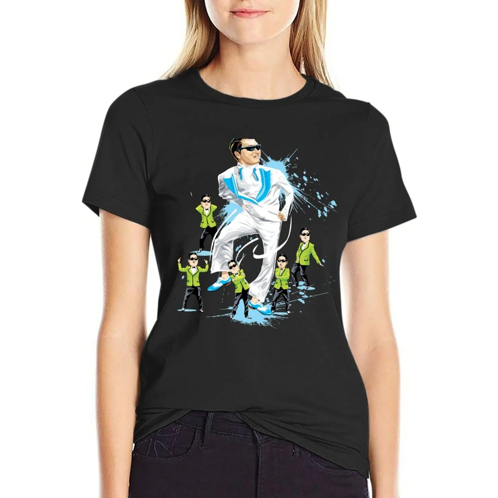 

gangnam style T-Shirt shirts graphic tees vintage Womens graphic t shirts