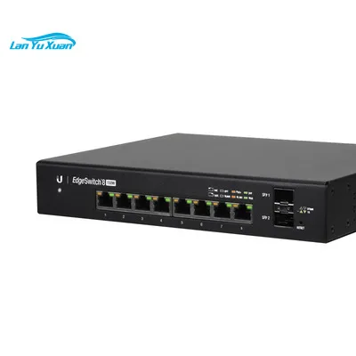 

ES-8-150W Edge Switch 8 PoE Port , 2 SFP Port UBNT Network Managed PoE+ Gigabit Switch with SFP