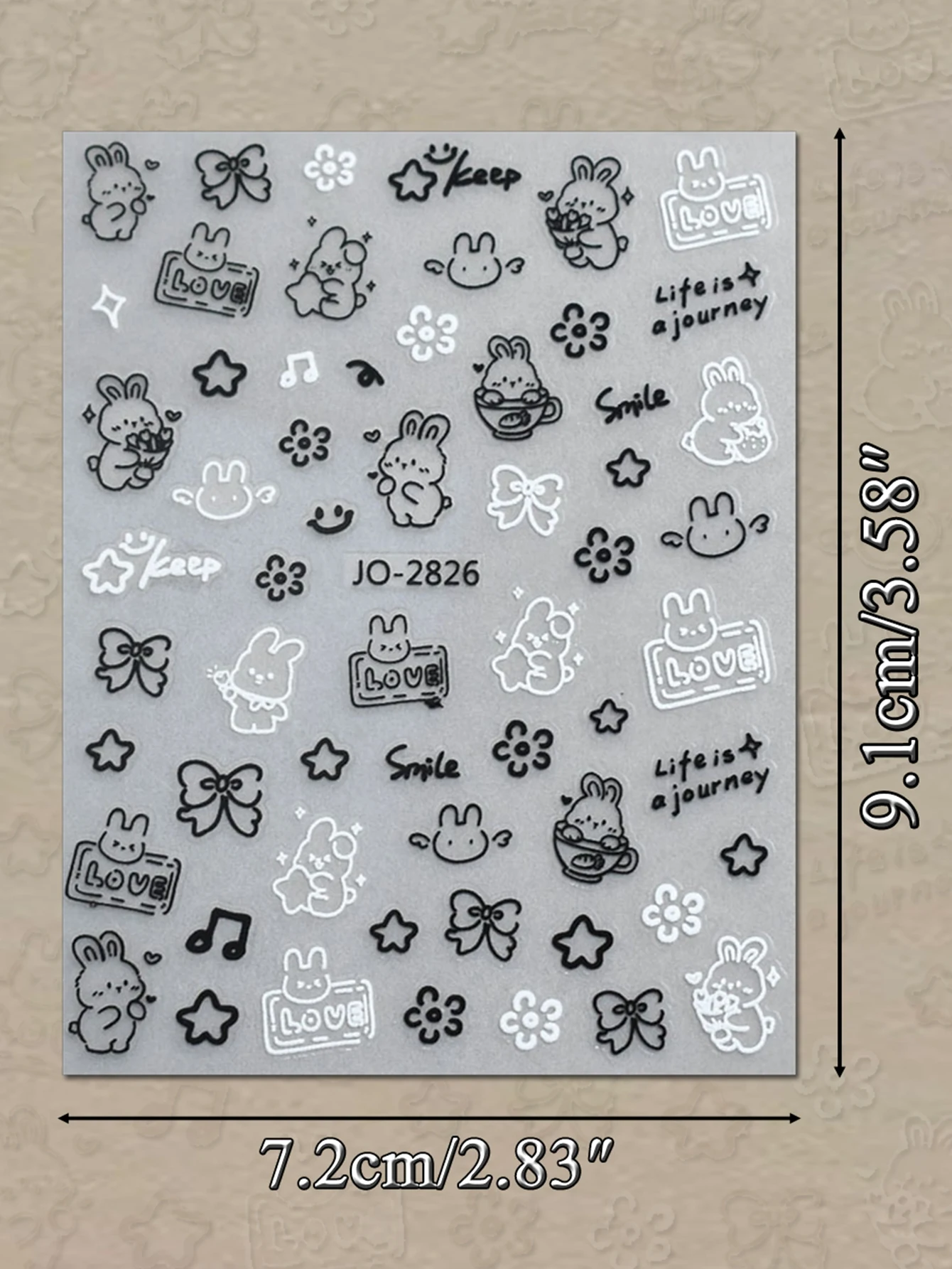 3/6/12 hojas de pegatinas para uñas de animales, calcomanías de dibujos animados de gato, perro, conejo, decoración de manicura Kawaii, accesorios para decoración de uñas