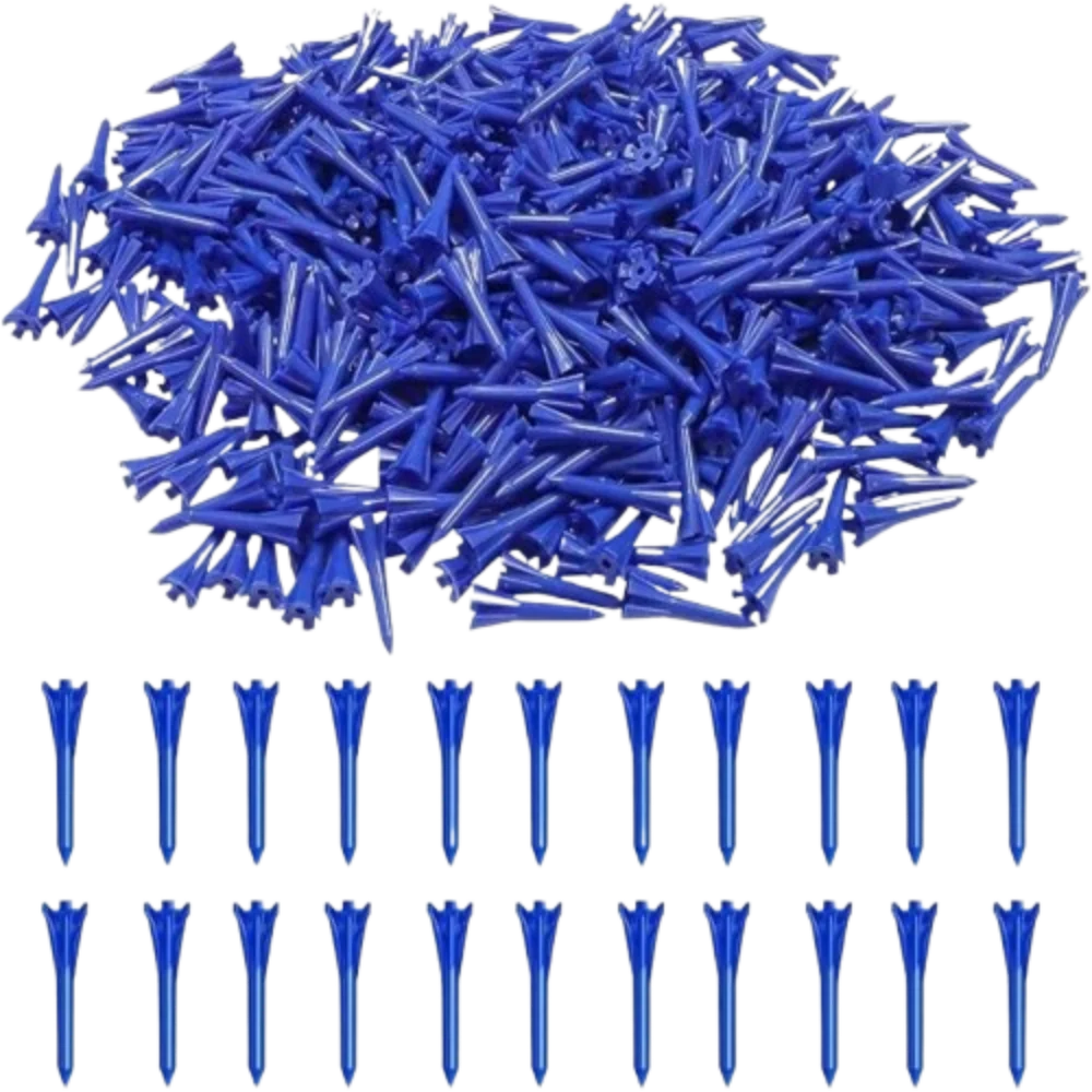 

100Pcs 38mm Golf Tee Set Plastic Reduced Friction Golf Ball Holder Unbreakable Improved Durability Golf Seats Golf Accessories