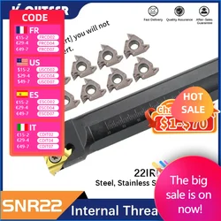 SNR0020R22 rod SNR0032T22 SNR0040T22 SNR0050U22 asta utensile per tornitura filettatura interna 22IR inserti tornio utensili CNC